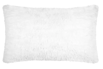 Pernă decorativă Cosylife 50X80 cm, culoare alb, 100% poliester - imagine 3