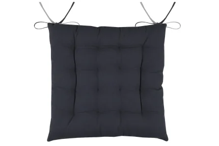 Pernă de scaun Duo Antracit/Gri 40X40 cm, culoare antracit/gri, 100% bumbac - imagine 3