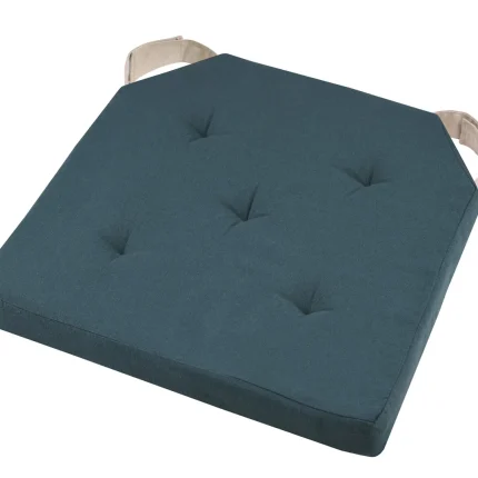 Pernă de scaun Velcro Duo Cobalt/In 38X38 cm, culoare cobalt/in, 100% bumbac