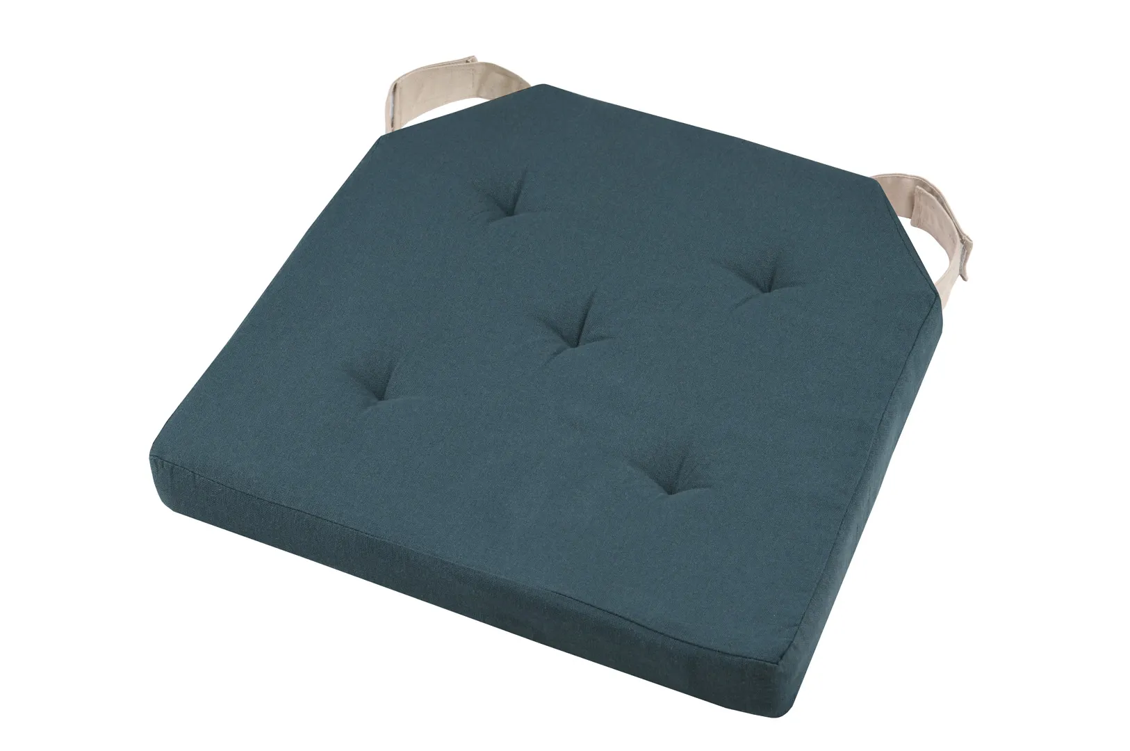 CU1490331GAL-V_1 Pernă de scaun Velcro Duo Cobalt/In 38X38 cm, culoare cobalt/in, 100% bumbac - imagine 1