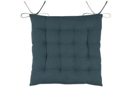 Pernă de scaun Duo Cobalt/In 40X40 cm, culoare cobalt/in, 100% bumbac - imagine 3