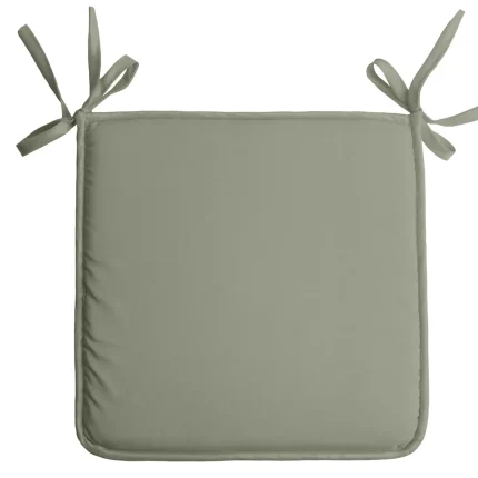 Pernă de scaun Nelson 38X38 cm, culoare gri deschis, 100% poliester