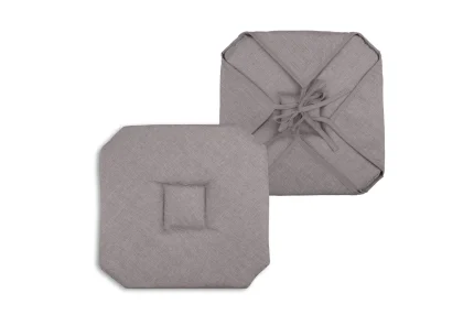 Pernă de scaun Bea 40X40 cm, culoare greige, 100% poliester - imagine 3