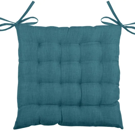 Pernă de scaun Points Bea 40X40 cm, culoare turcoaz, 100% poliester