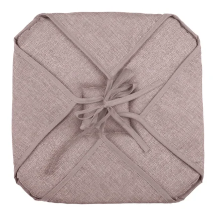 Pernă de scaun Bea 40X40 cm, culoare roz pudră, 100% poliester