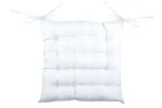 Pernă de scaun Bea 40X40 cm, culoare alb, 100% poliester
