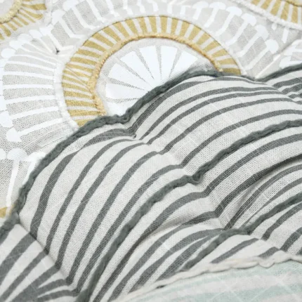 Pernă de scaun Yuki 38X38 cm, culoare natural, 100% bumbac