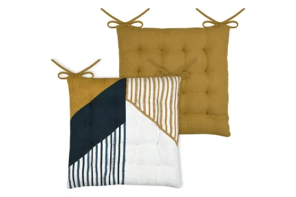 Pernă de scaun Pa×ton 38X38 cm, culoare multicolor, 100% bumbac - imagine 2