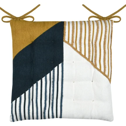 Pernă de scaun Pa×ton 38X38 cm, culoare multicolor, 100% bumbac