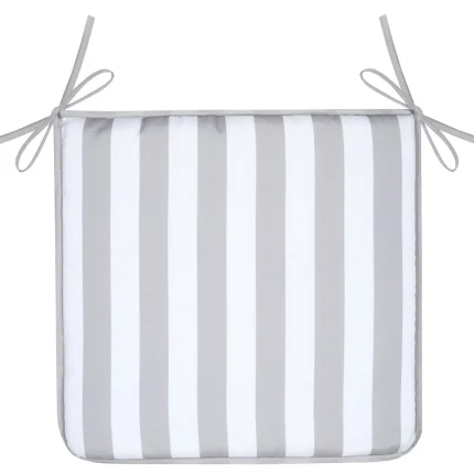 Pernă de scaun Deauville 38X38 cm, culoare natural, 100% poliester