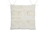 Pernă de scaun Balma 38X38 cm, culoare crem, 100% bumbac - imagine 4