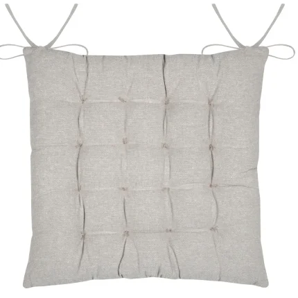 Pernă de scaun Printemps Roz/Gri 38X38 cm, culoare roz/gri, 45% poliester 55% bumbac