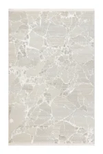 Covor living NOVA LUX 53388B Alb / Crem