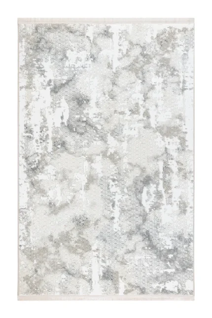 Covor living NOVA LUX 53140B Gri / Alb - imagine 2