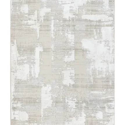 Covor living NOVA LUX 53292B Alb / Crem