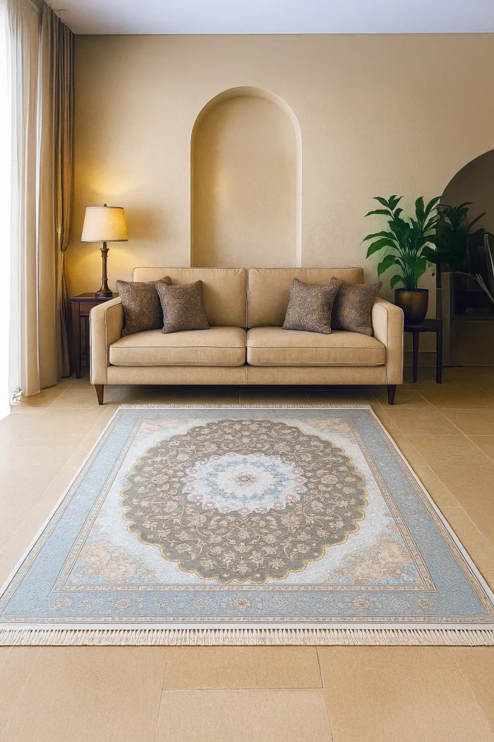 Covor Luxury ISFAHAN cod: 38522A Bej - imagine 1