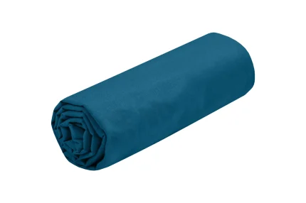 Cearșaf cu elastic Eden 160X200 cm, culoare verde petrol, 100% bumbac - imagine 3