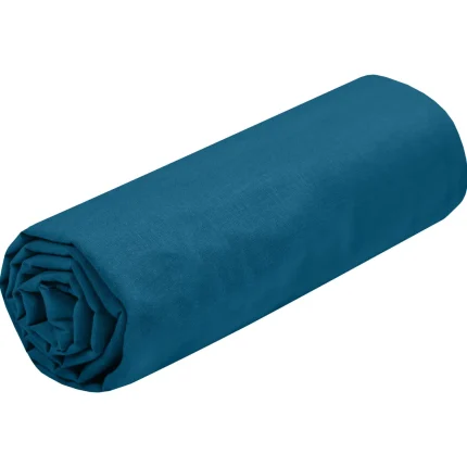 Cearșaf cu elastic Eden 160X200 cm, culoare verde petrol, 100% bumbac OEKO TEX