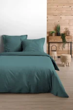 Cearsaf de pilotă Eden pat dublu 240X220 cm, culoare Verde menta, 100% bumbac OEKO TEX