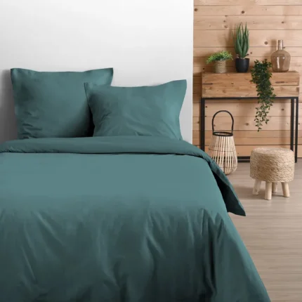 Cearsaf de pilotă Eden pat dublu 240X220 cm, culoare Verde menta, 100% bumbac OEKO TEX