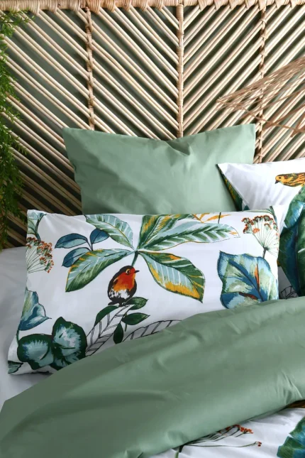 Set husă pilotă Joyna 260X240 cm, culoare natural, 100% bumbac - imagine 2