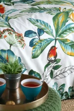 Set husă pilotă Joyna 260X240 cm, culoare natural, 100% bumbac - imagine 3