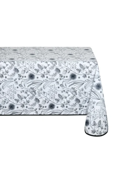 Față de masă Pissenlit 140X240 cm, culoare antracit, 100% poliester - imagine 2