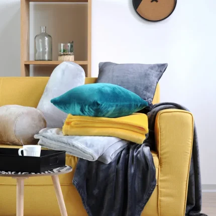 Pătură Doudou 130X160 cm, culoare Cărămiziu, 100% poliester