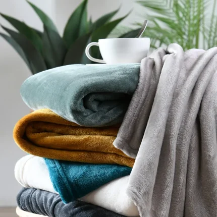 Pătură Stanford 130X160 cm, culoare Cappuccino, 100% poliester