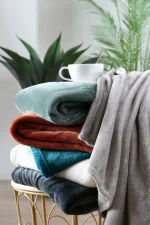 Pătură Stanford 130X160 cm, culoare Arămiu, 100% poliester