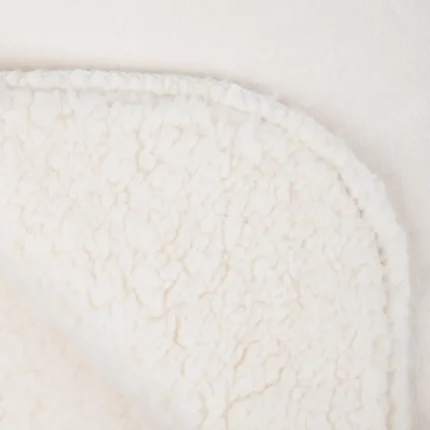 Pătură Michigan 130X160 cm, culoare crem, 100% poliester