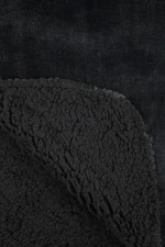 Pătură Michigan 130X160 cm, culoare Antracit, 100% poliester - imagine 2