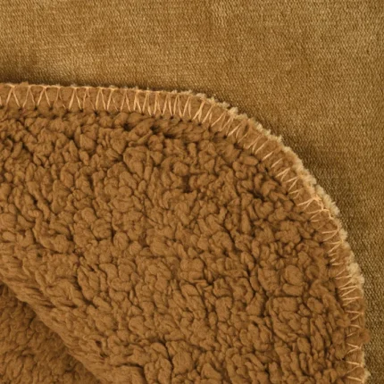 Pătură Michigan 130X160 cm, culoare cappuccino, 100% poliester