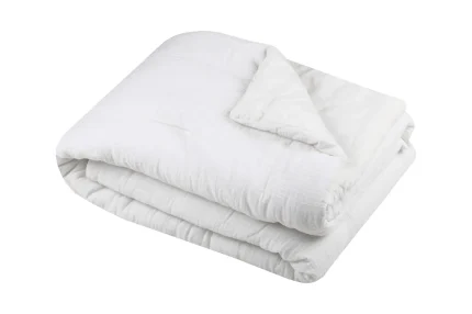Pătură Coline 125X150 cm, culoare crem, 100% bumbac - imagine 2