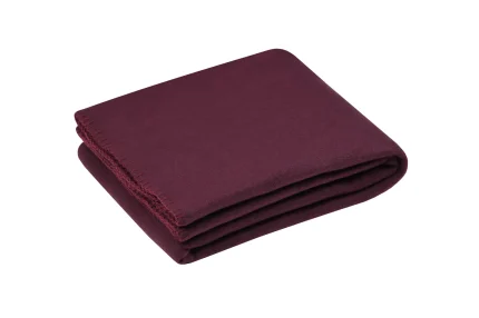 Pătură Carlton 125X150 cm, culoare visiniu, 100% poliester - imagine 2