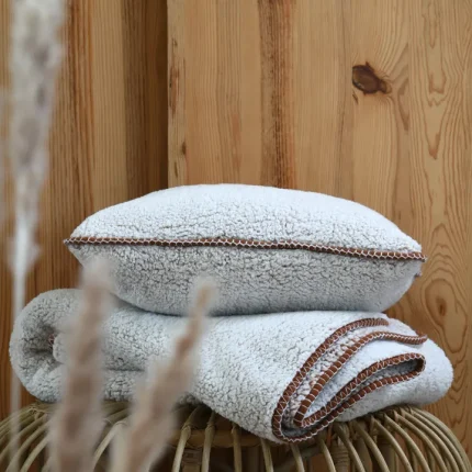 Pătură Winston 130X160 cm, culoare Natural, 100% poliester