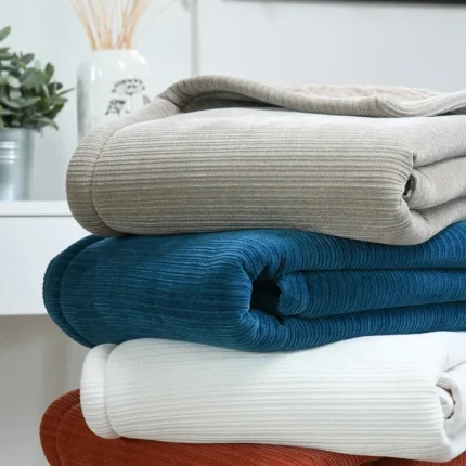 Pătură Clayton 130X160 cm, culoare Crem, 100% poliester