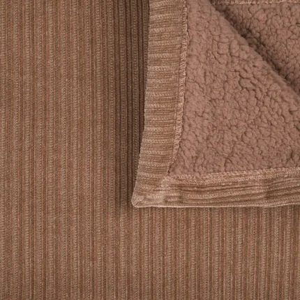 Pătură Clayton 130X160 cm, culoare cappuccino, 100% poliester