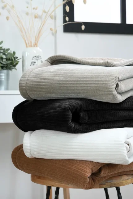 Pătură Clayton 130X160 cm, culoare cappuccino, 100% poliester - imagine 3