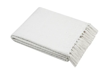 Pătură Balma Alb 125X150 cm, culoare albastru, 100% bumbac - imagine 2