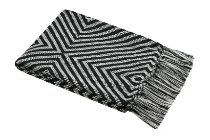 Pătură Tucano 125X150 cm, culoare negru, 45% poliester 55% bumbac - imagine 2