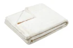 Pătură Doudou 180X220 cm, culoare crem, 100% poliester - imagine 2