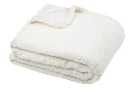 Pătură Montreal 180X220 cm, culoare crem, 100% poliester - imagine 2