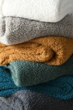 Pătură Montreal 180X220 cm, culoare crem, 100% poliester - imagine 3