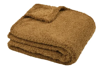 Pătură Montreal 180X220 cm, culoare cappuccino, 100% poliester - imagine 2