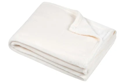 Pătură Stanford 180X220 cm, culoare crem, 100% poliester - imagine 2