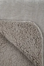 Pătură Michigan 180X220 cm, culoare Natural, 100% poliester - imagine 2