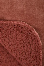 Pătură Michigan 180X220 cm, culoare Arămiu, 100% poliester - imagine 2