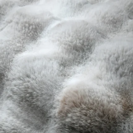 Pătură Nebraska 180X220 cm, culoare gri perlă, 100% poliester