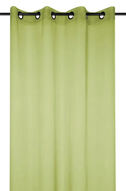 Perdea Monna 135X260 cm, culoare verde pastel, 100% poliester - imagine 4